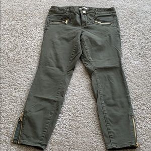 Olive green pants